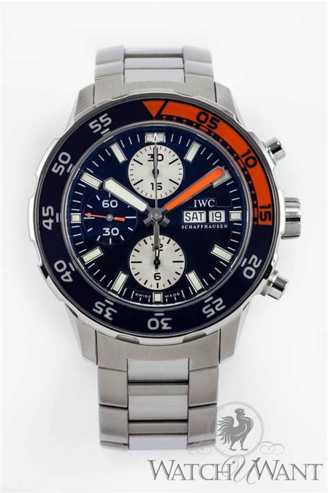 iwc aquatimer orange|iwc aquatimer for sale.